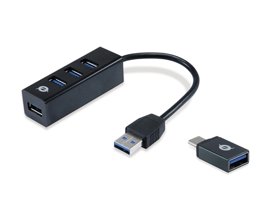 Picture of Conceptronic HUBBIES04B 4-Port-USB 3.0-Hub