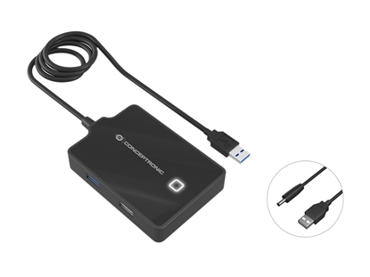 Picture of Conceptronic HUBBIES 4-Port USB 3.0/2.0 Hub, 90cm cable