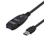 Attēls no Kabel USB Deltaco USB-A - USB-A 5 m Czarny (USB3-1002)