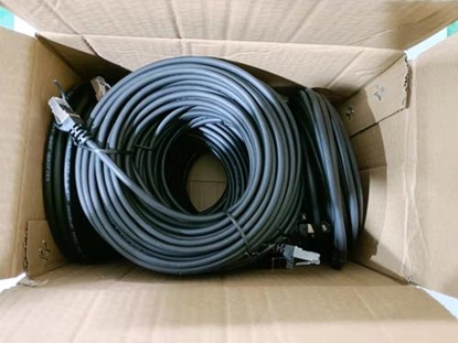 Picture of Equip Cat.6 S/FTP Patch Cable, 1.0m, Black, 40pcs/set