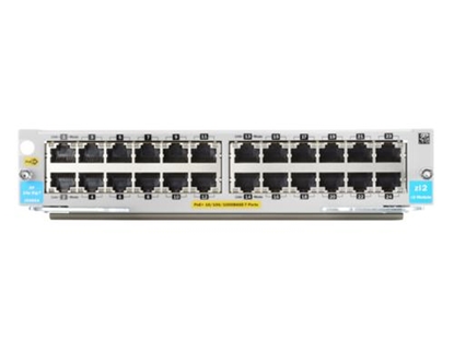 Изображение Hewlett Packard Enterprise 24-port 10/100/1000BASE-T PoE+ MACsec v3 zl2 Module network switch modul