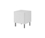 Picture of HOLE bedside table 2 pcs. 44x40.5x53.5 cm white matt