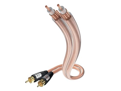 Picture of Inakustik 00304107 audio cable 0.75 m RCA Transparent