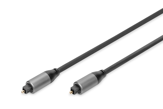Изображение Kabel audio optyczny Toslink 2.2mm/Toslink 2.2mm M/M aluminium, 3m