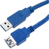 Picture of Kabel USB Techly USB-A - USB-A 3 m Niebieski (ICOC-U3-AA-30-EX)