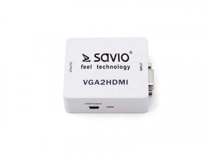 Picture of Konwerter/Adapter VGA - HDMI Full HD/1080p 60Hz, CL-110