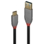 Attēls no Lindy 1.5m USB 3.1 Type A to C Cable, 5A PD, Anthra Line