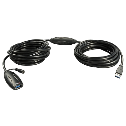 Attēls no Lindy 15m USB 3.0 Active Extension Cable
