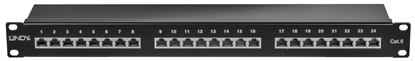Picture of Lindy 25990 patch panel 1U