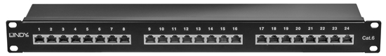 Picture of Lindy 25990 patch panel 1U