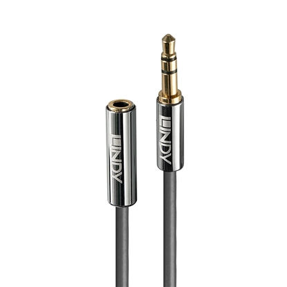 Attēls no Lindy 2M 3.5MM AUDIO CABLE, CROMO LINE