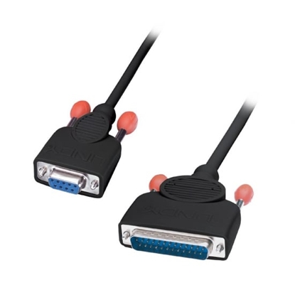 Attēls no Lindy 2m PC Serial Printer Cable (9DF/25DM)