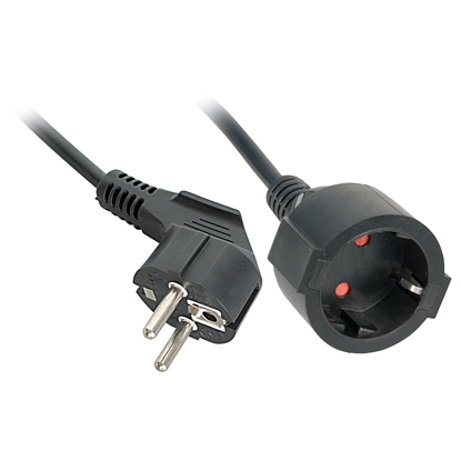 Attēls no Lindy 30245 power extension 5 m 2 AC outlet(s) Indoor Black