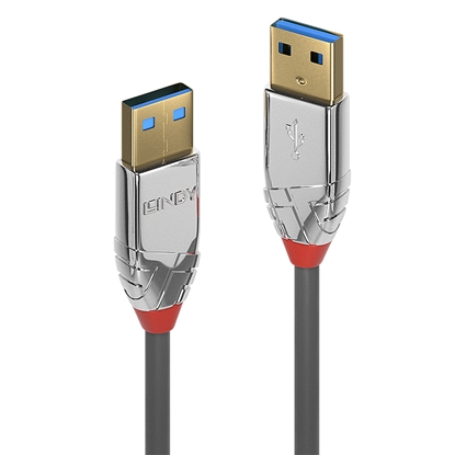 Attēls no Lindy 36626 USB cable 1 m USB 3.2 Gen 1 (3.1 Gen 1) USB A Grey