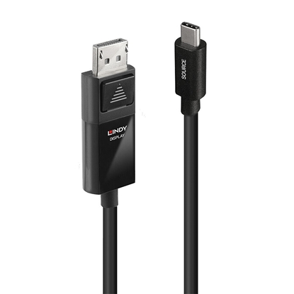 Attēls no Lindy 3m USB Type C to DP 4K60 Adapter Cable with HDR