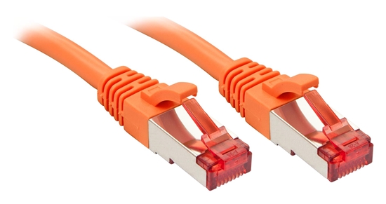 Изображение Lindy Cat.6 S/FTP 7.5m networking cable Orange Cat6 S/FTP (S-STP)