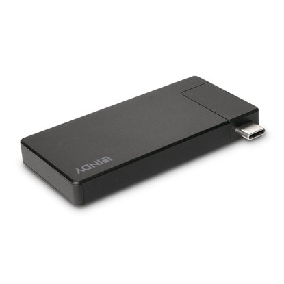 Attēls no Lindy DST-Micro Wired USB 3.2 Gen 1 (3.1 Gen 1) Type-C Black