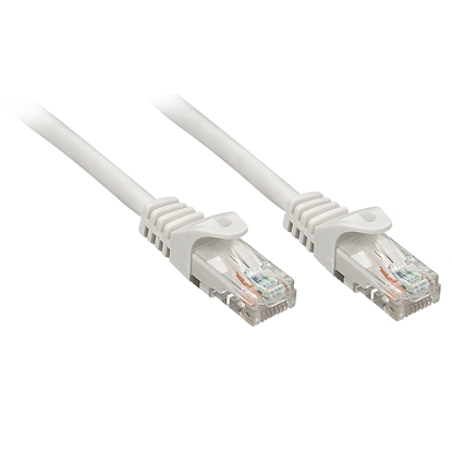 Attēls no Lindy RJ-45/RJ-45 Cat6 10m networking cable Grey U/UTP (UTP)