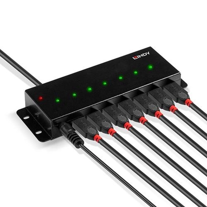Picture of Lindy USB 2.0 Metall Hub, 7 Port