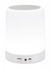 Picture of Manhattan Sound Science Bluetooth Speaker (Clearance Pricing), 5 hour Playback time, Range 10m, microSD card reader (32GB), Aux 3.5mm connector, Output 3W, USB-A charging cable included, 1200mAH battery, Bluetooth v5, Built-in hanger, White, 3 Year Warran