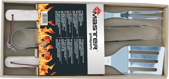 Изображение Master Grill & Party Zestaw akcesoriów do grilla 3szt. (MG110)