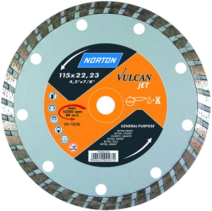 Picture of Norton Clipper Tarcza diamentowa ciga TURBO VULCAN JET 180x22,2mm 70184625187