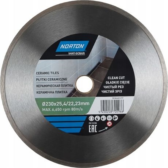 Изображение Norton Clipper tarcza diamentowa do ceramiki 230x22,2mm (70184601277)