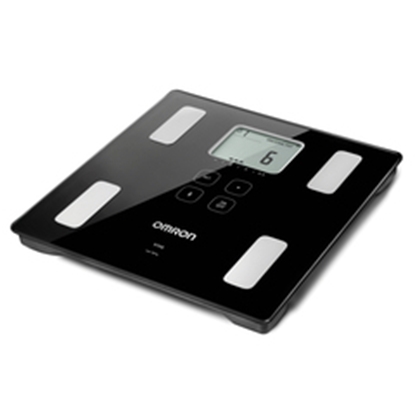 Picture of Omron VIVA Square Black Electronic personal scale