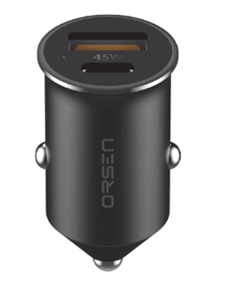 Picture of Orsen C8 45W Mini Car Charger black