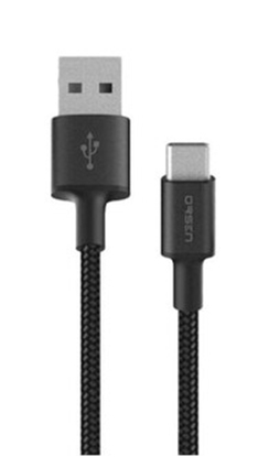 Attēls no Orsen S9C USB A and Type C 2.1A 1m black