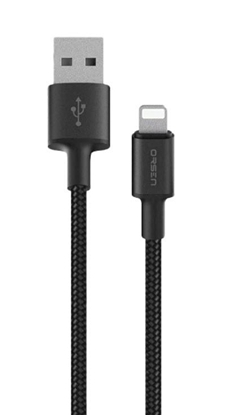 Attēls no Orsen S9L USB A and Lightning 2.1A 1m black