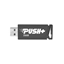 Attēls no Patriot Memory Push+ USB flash drive 256 GB USB Type-A 3.2 Gen 1 (3.1 Gen 1) Black