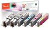 Изображение Peach PI100-294 ink cartridge 6 pc(s) Black, Cyan, Magenta, Photo black, Yellow