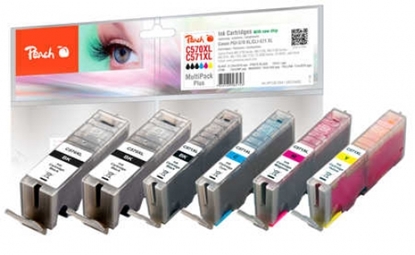 Attēls no Peach PI100-294 ink cartridge 6 pc(s) Black, Cyan, Magenta, Photo black, Yellow
