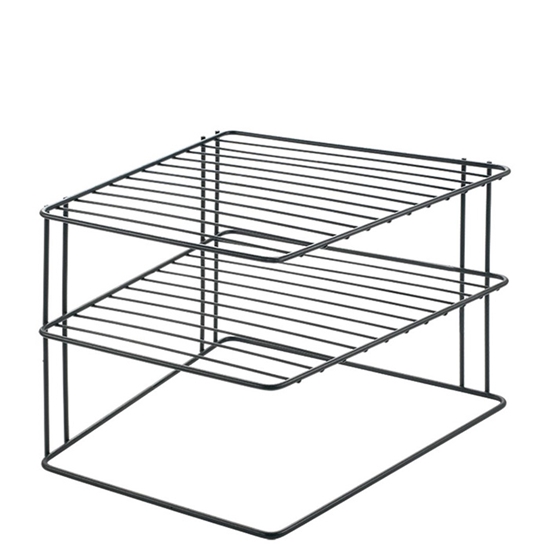 Изображение Plaukts virtuves Lava Palio stūra 25x25x19cm, melns ner.tēr.