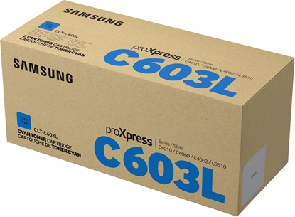 Attēls no Samsung CLT-C603L High-Yield Cyan Original Toner Cartridge