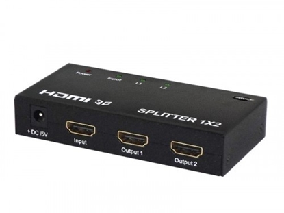 Изображение Switch splitter HDMI na 2 odbiorniki, CL-42
