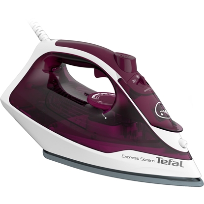 Picture of Tefal Express Steam FV2835E0 iron Dry & Steam iron Cerilium soleplate 2400 W Purple, White
