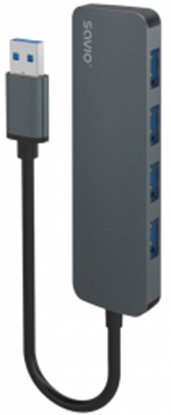 Picture of USB Centrmezgls Savio AK-53 4-Port USB 3.1 Gen 1