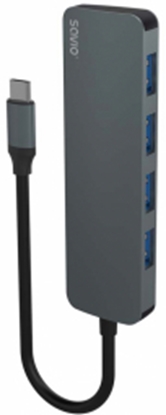 Picture of USB Centrmezgls Savio AK-53 4-Port USB-C 3.1 Gen 1