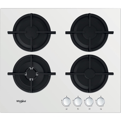 Изображение Whirlpool AKT 625/WH hob Black, White Built-in 60 cm Gas 4 zone(s)