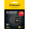 Picture of 128gb MEMORY MICRO SDXC  UHS-I  W ADAPTER INTENSO
