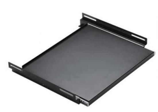 Picture of 1U Teleskopiskais plaukts 19" komutācijas skapim, 750mm, melns