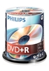 Picture of 1x100 Philips DVD+R 4,7GB 16x SP