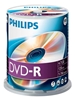 Изображение 1x100 Philips DVD-R 4,7GB 16x SP
