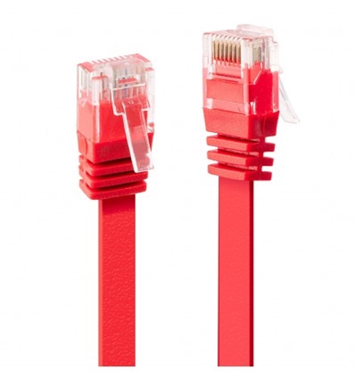 Изображение 3m Cat.6 U/UTP Flat Network Cable, Red