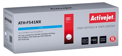 Picture of Activejet ATH-F541NX toner (replacement for HP 203X HP203X CF541X CRG 054H CRG054H; Supreme; 2500 pages; cyan)