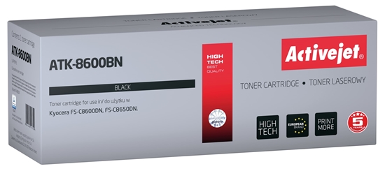 Изображение Activejet ATK-8600BN toner (replacement for Kyocera TK-8600K; Supreme; 30000 pages; black)