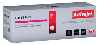 Picture of Activejet ATM-321MN toner (replacement for Konica Minolta TN321M; Supreme; 25000 pages; magenta)