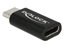 Attēls no Adapter SuperSpeed USB 10 Gbps (USB 3.1 Gen 2) USB Type-Câ¢ male  female port saver black